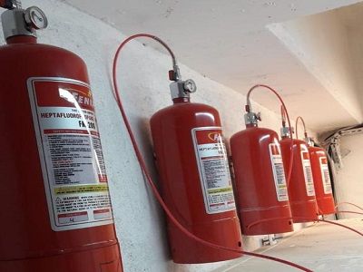 Elektrik Panosu FM200 Gazlı Söndürme Sistemi