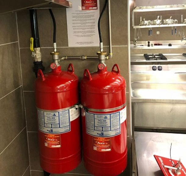 Davlumbaz Söndürme Sistemleri Dolumu